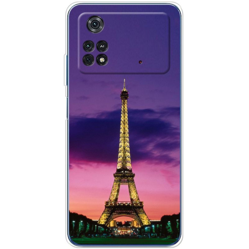Чехол BoxFace Xiaomi Poco M4 Pro 4G Полночь в Париже