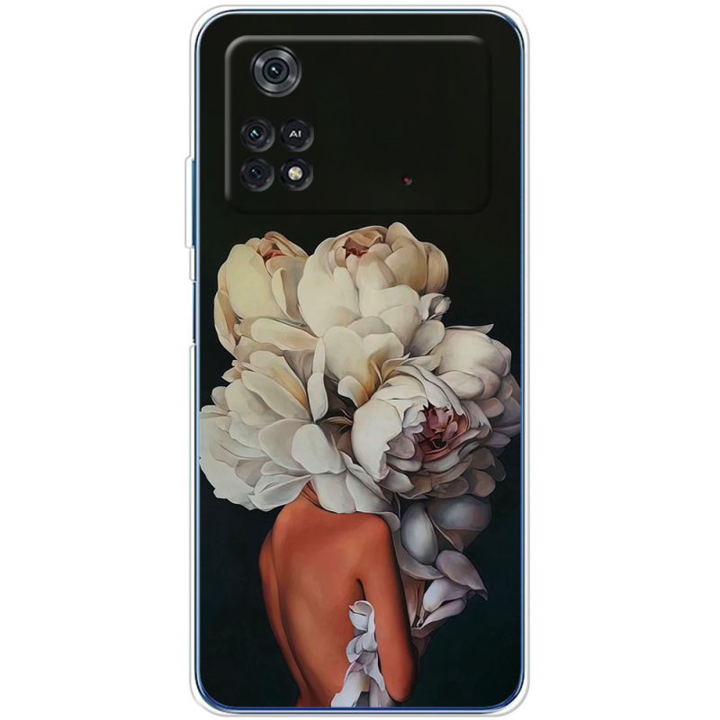 Чехол BoxFace Xiaomi Poco M4 Pro 4G Exquisite White Flowers