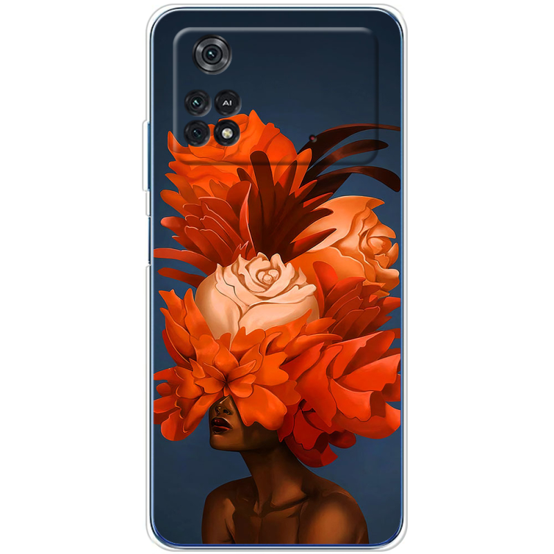 Чехол BoxFace Xiaomi Poco M4 Pro 4G Exquisite Orange Flowers