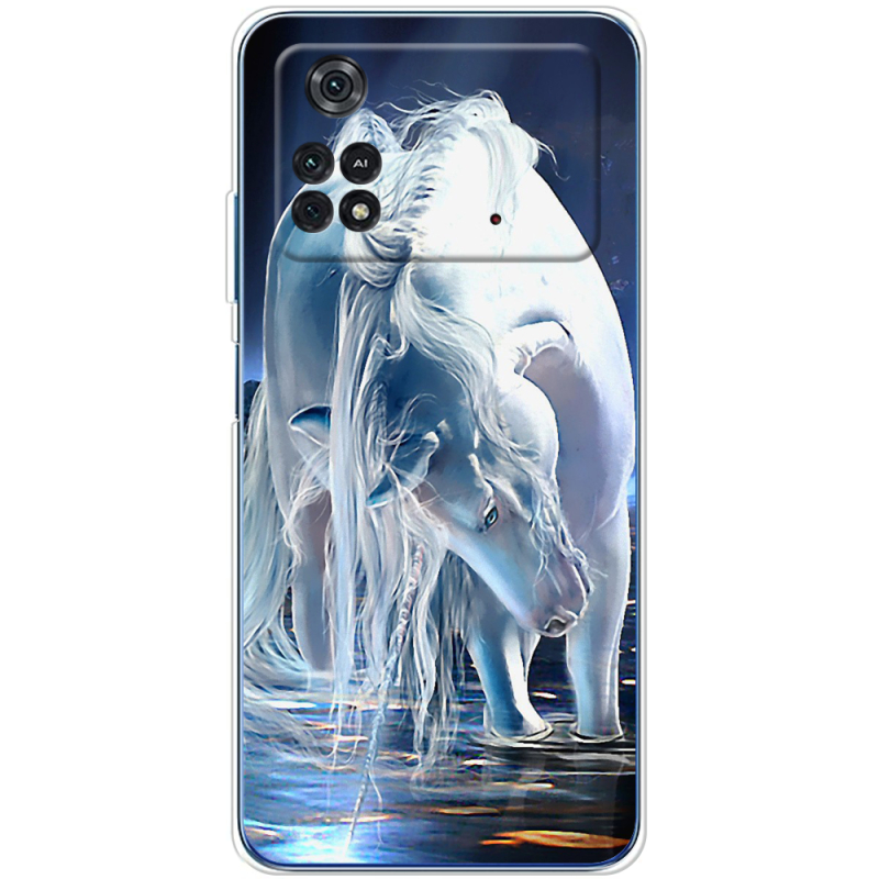 Чехол BoxFace Xiaomi Poco M4 Pro 4G White Horse