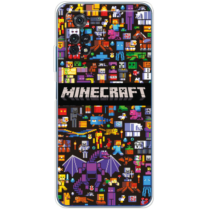 Чехол BoxFace Xiaomi Poco M4 Pro 4G Minecraft Mobbery