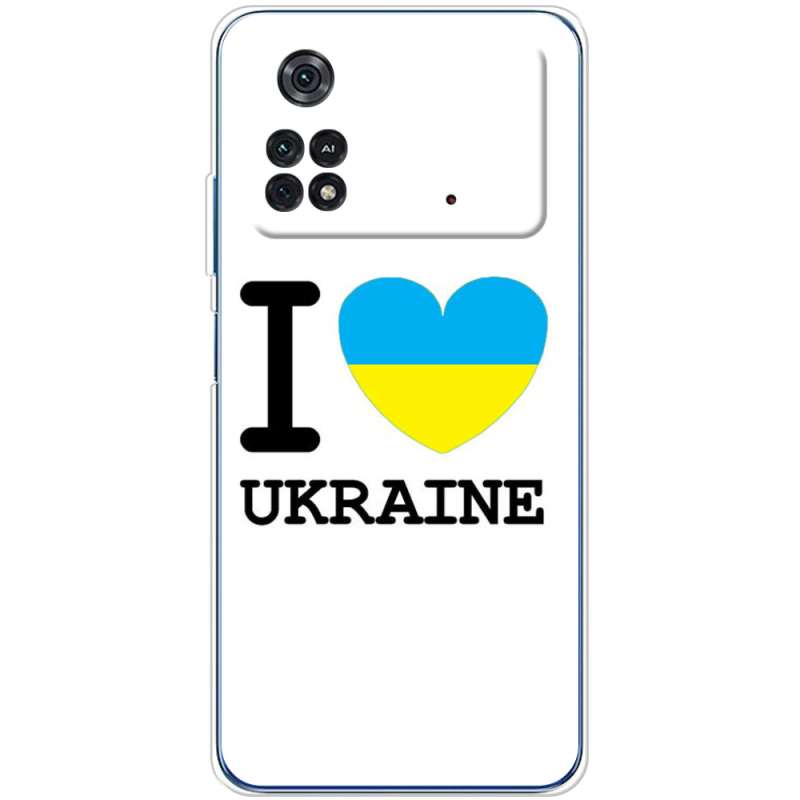 Чехол BoxFace Xiaomi Poco M4 Pro 4G I love Ukraine