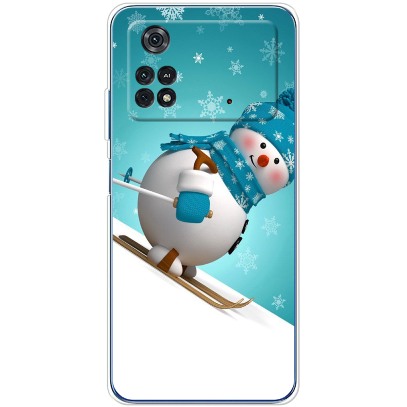 Чехол BoxFace Xiaomi Poco M4 Pro 4G Skier Snowman