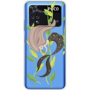 Прозрачный чехол BoxFace Xiaomi Poco M4 Pro 4G Cute Mermaid