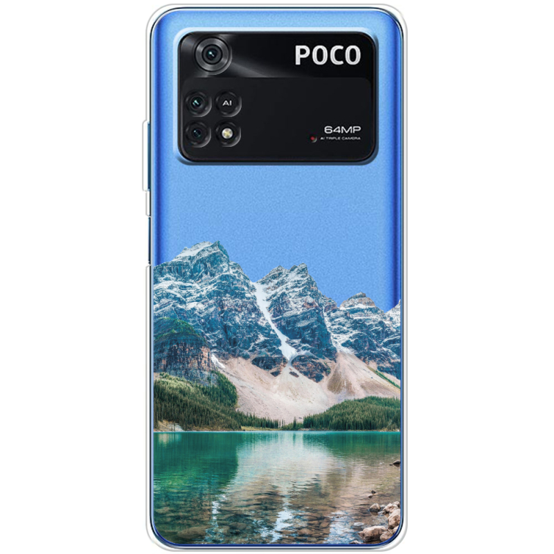 Прозрачный чехол BoxFace Xiaomi Poco M4 Pro 4G Blue Mountain