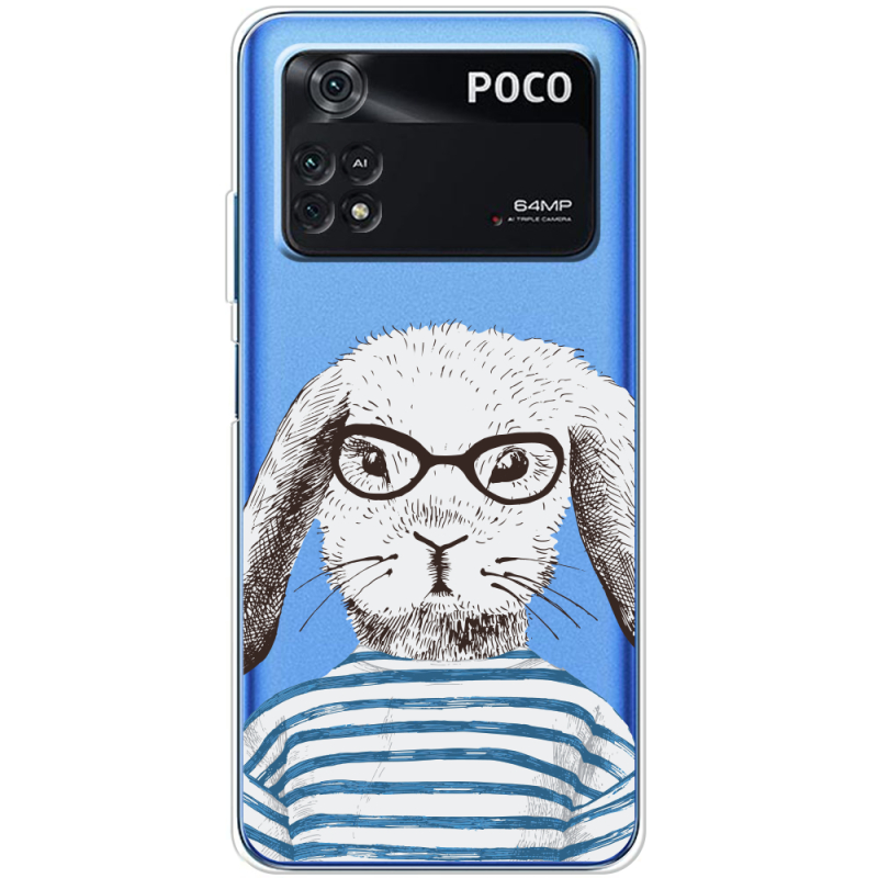 Прозрачный чехол BoxFace Xiaomi Poco M4 Pro 4G MR. Rabbit