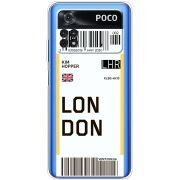 Прозрачный чехол BoxFace Xiaomi Poco M4 Pro 4G Ticket London