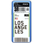 Прозрачный чехол BoxFace Xiaomi Poco M4 Pro 4G Ticket Los Angeles