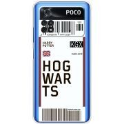 Прозрачный чехол BoxFace Xiaomi Poco M4 Pro 4G Ticket Hogwarts