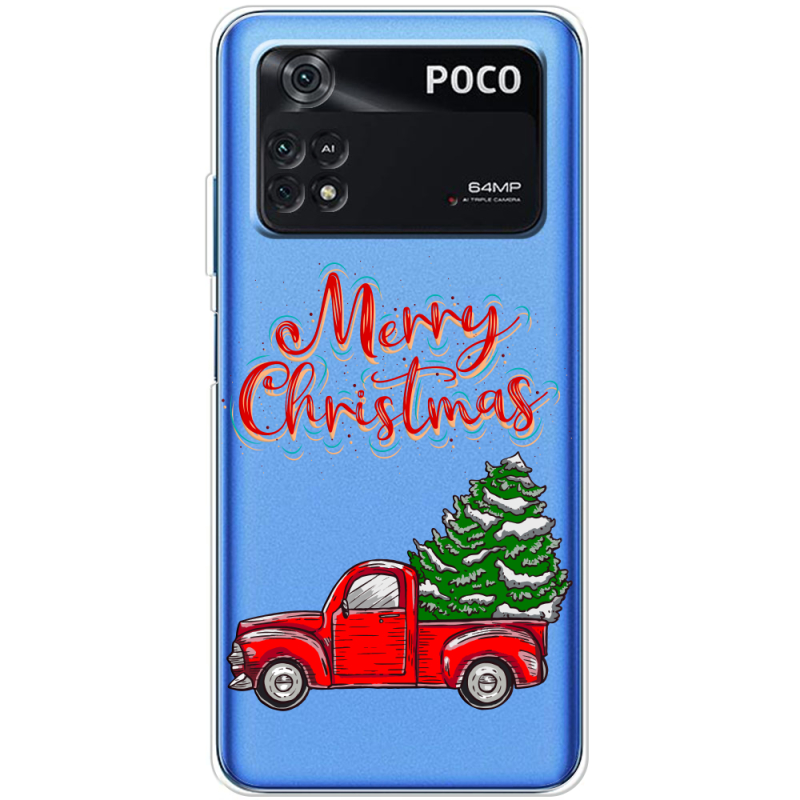 Прозрачный чехол BoxFace Xiaomi Poco M4 Pro 4G Holiday Car