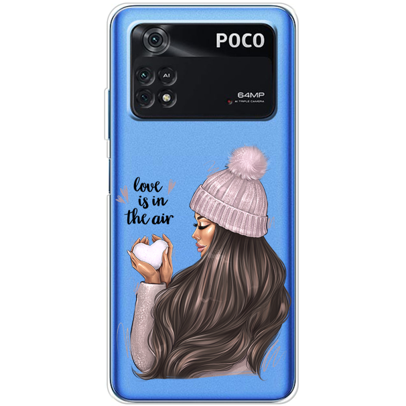 Прозрачный чехол BoxFace Xiaomi Poco M4 Pro 4G love is in the air