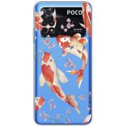 Прозрачный чехол BoxFace Xiaomi Poco M4 Pro 4G Japanese Koi Fish