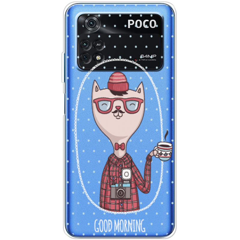 Прозрачный чехол BoxFace Xiaomi Poco M4 Pro 4G Good Morning