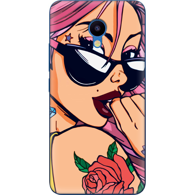 Чехол Uprint Meizu M5 Pink Girl