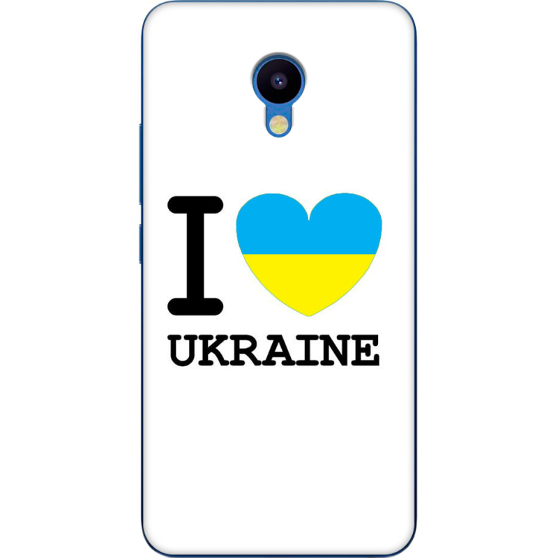 Чехол Uprint Meizu M5 I love Ukraine