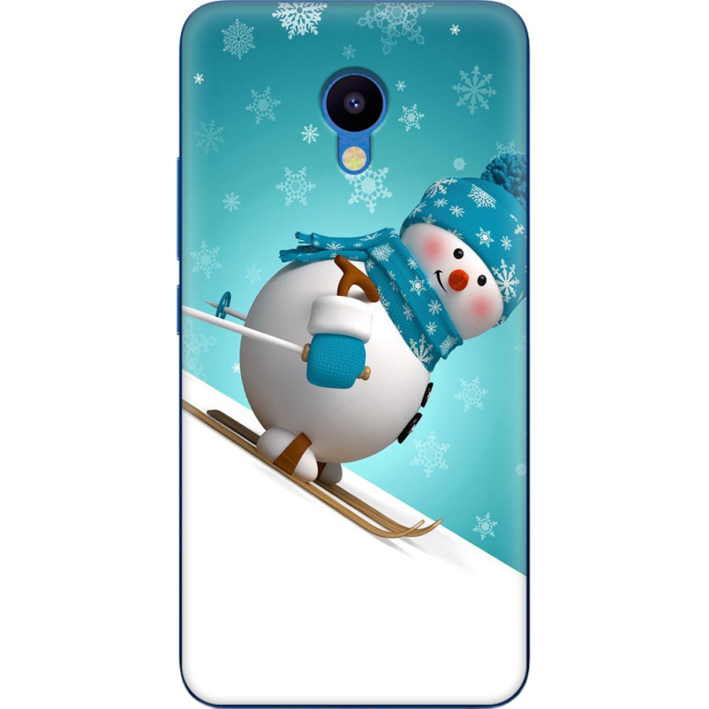 Чехол Uprint Meizu M5 Skier Snowman