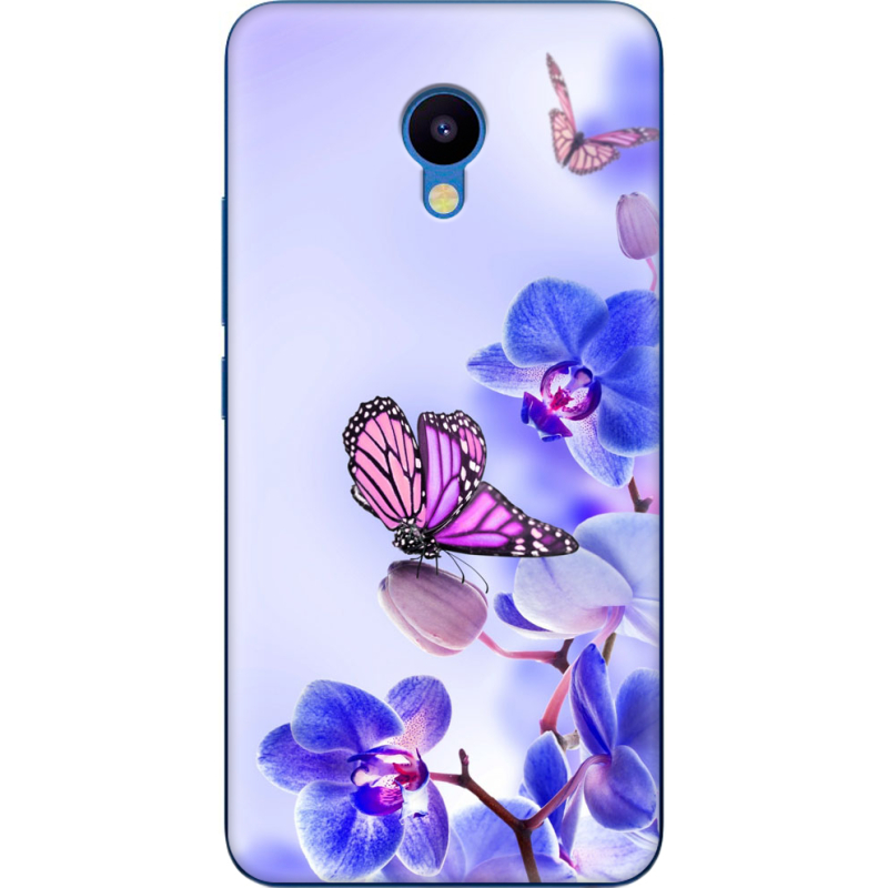 Чехол Uprint Meizu M5 Orchids and Butterflies