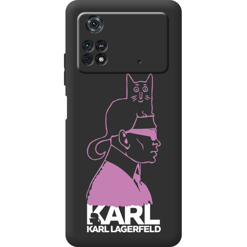 Черный чехол BoxFace Poco M4 Pro 4G Pink Karl