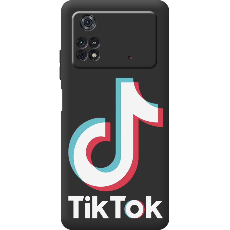 Черный чехол BoxFace Poco M4 Pro 4G Tik Tok