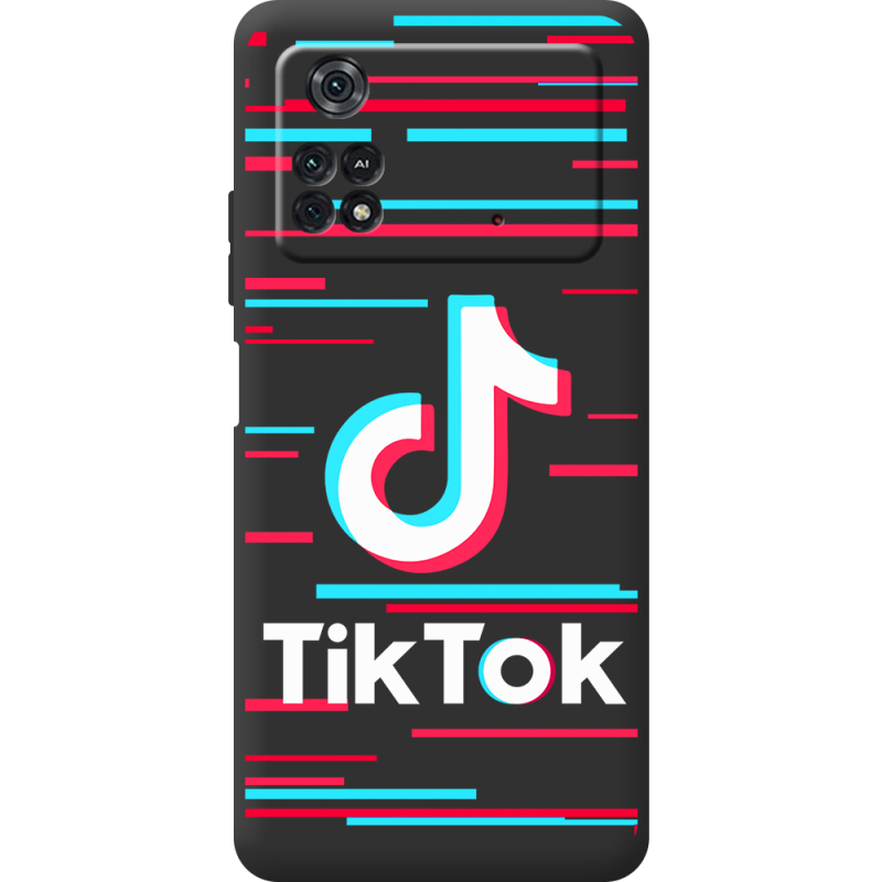 Черный чехол BoxFace Poco M4 Pro 4G Tik Tok