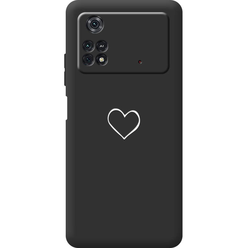 Черный чехол BoxFace Poco M4 Pro 4G My Heart