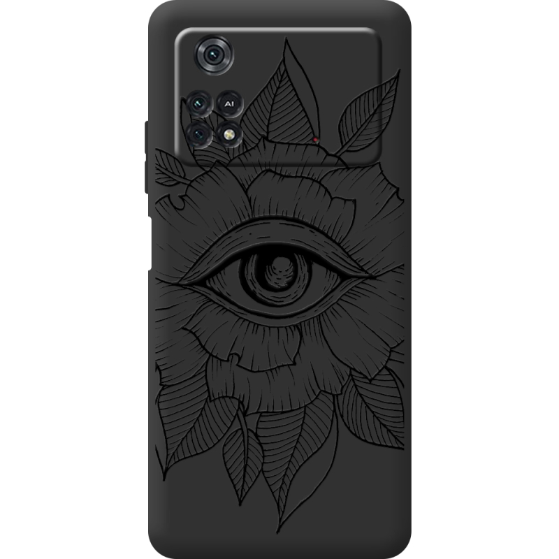 Черный чехол BoxFace Poco M4 Pro 4G Eye