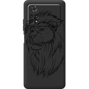 Черный чехол BoxFace Poco M4 Pro 4G Lion