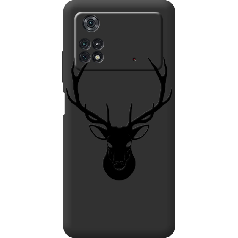 Черный чехол BoxFace Poco M4 Pro 4G Deer