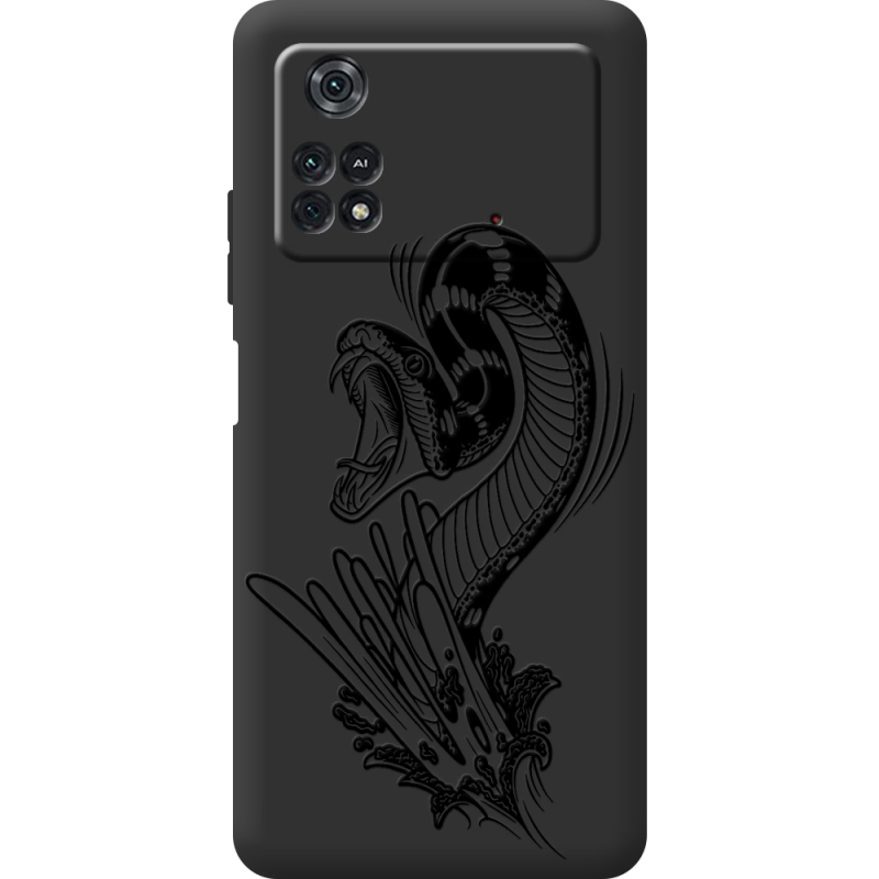 Черный чехол BoxFace Poco M4 Pro 4G Snake