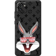 Черный чехол BoxFace Samsung Galaxy A03 (A035) looney bunny