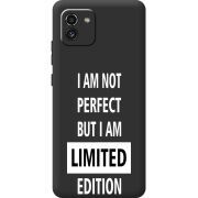 Черный чехол BoxFace Samsung Galaxy A03 (A035) Limited Edition