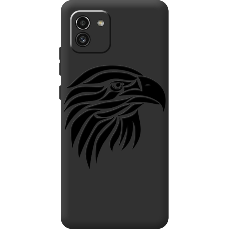 Черный чехол BoxFace Samsung Galaxy A03 (A035) Eagle