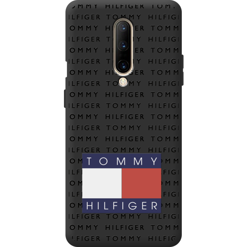 Черный чехол BoxFace OnePlus 7 Pro Tommy Print