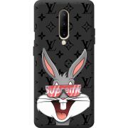 Черный чехол BoxFace OnePlus 7 Pro looney bunny