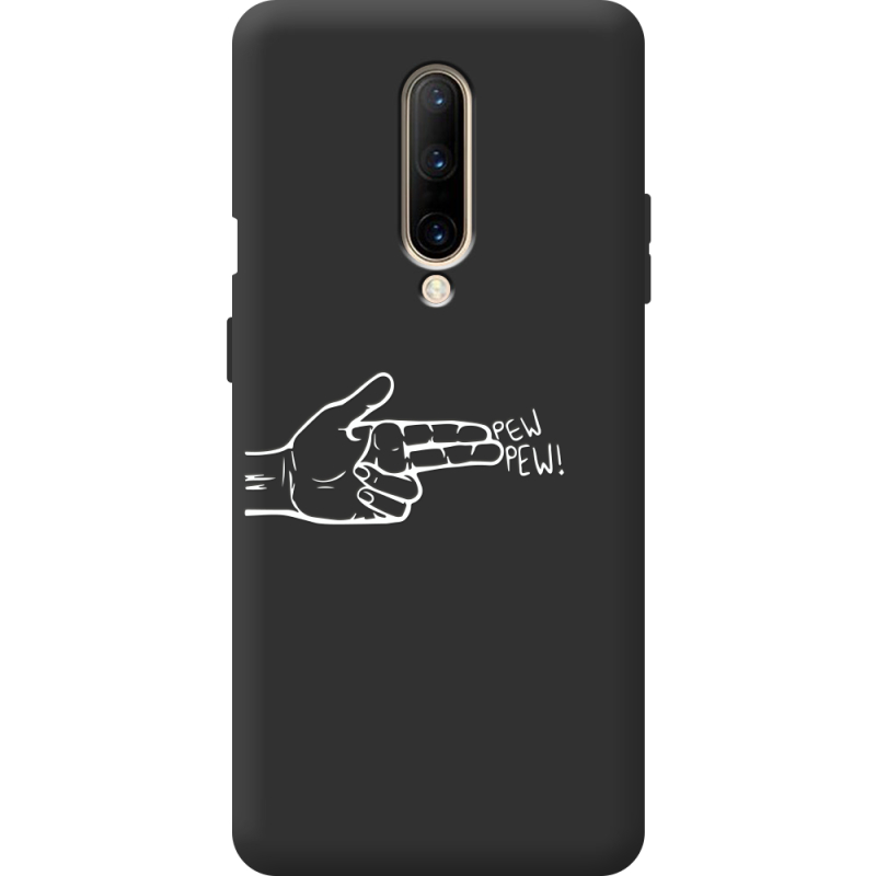 Черный чехол BoxFace OnePlus 7 Pro Pew Pew