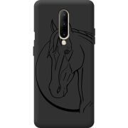 Черный чехол BoxFace OnePlus 7 Pro Horse