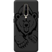 Черный чехол BoxFace OnePlus 7 Pro Grizzly Bear