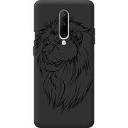 Черный чехол BoxFace OnePlus 7 Pro Lion