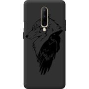 Черный чехол BoxFace OnePlus 7 Pro Wolf and Raven