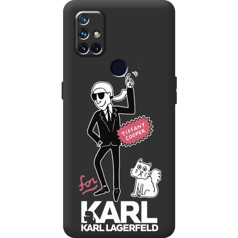 Черный чехол BoxFace OnePlus Nord N10 For Karl