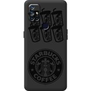 Черный чехол BoxFace OnePlus Nord N10 Black Coffee
