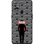 Черный чехол BoxFace OnePlus Nord N10 Man Pattern