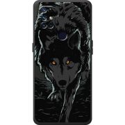 Черный чехол BoxFace OnePlus Nord N10 Wolf