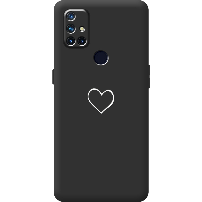 Черный чехол BoxFace OnePlus Nord N10 My Heart