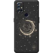 Черный чехол BoxFace OnePlus Nord N10 Moon