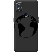 Черный чехол BoxFace OnePlus Nord N10 Earth