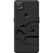 Черный чехол BoxFace OnePlus Nord N10 Sportcar