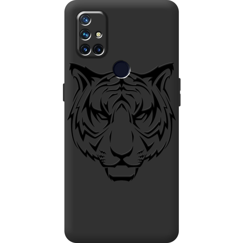 Черный чехол BoxFace OnePlus Nord N10 Tiger