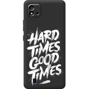 Черный чехол BoxFace Realme C11 2021 Hard Times Good Times