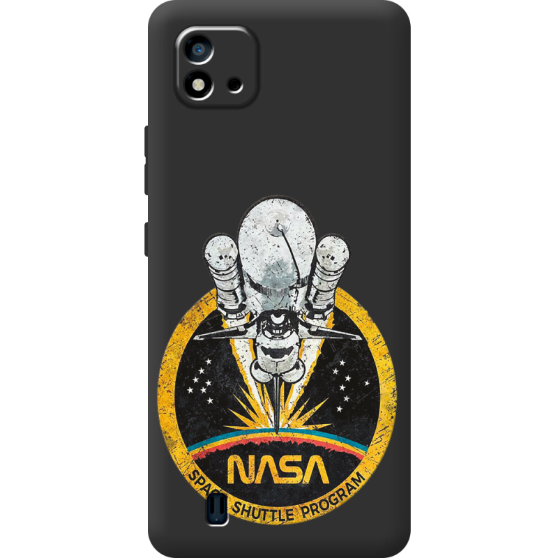 Черный чехол BoxFace Realme C11 2021 NASA Spaceship